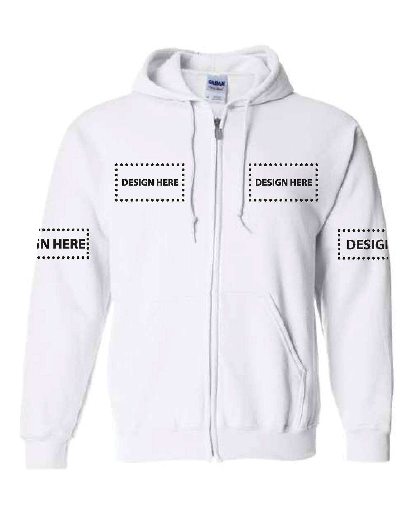 McGill Unisex Heavy Blend™ Full-Zip Hooded Sweatshirt
